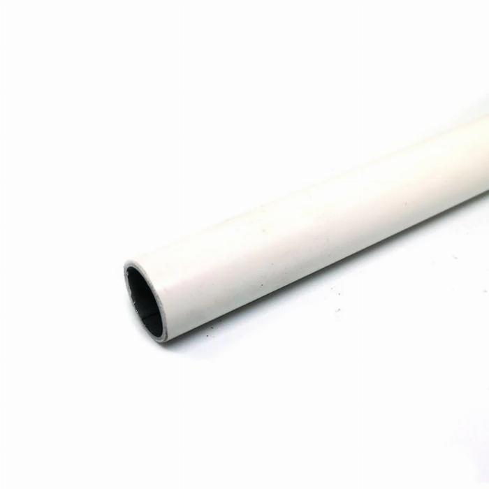  Circular tube steel Dia. 28x1mm white