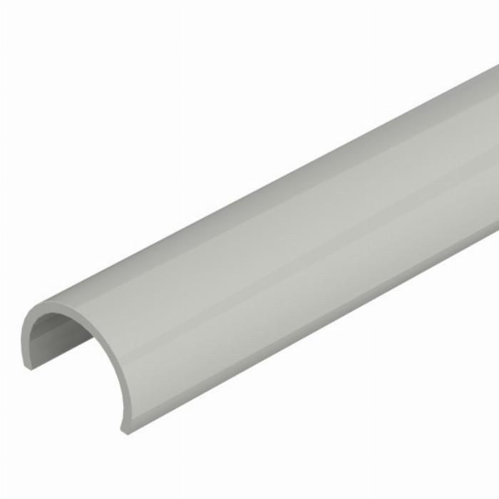 Plastic protection tube,  Length 1.98m Grey