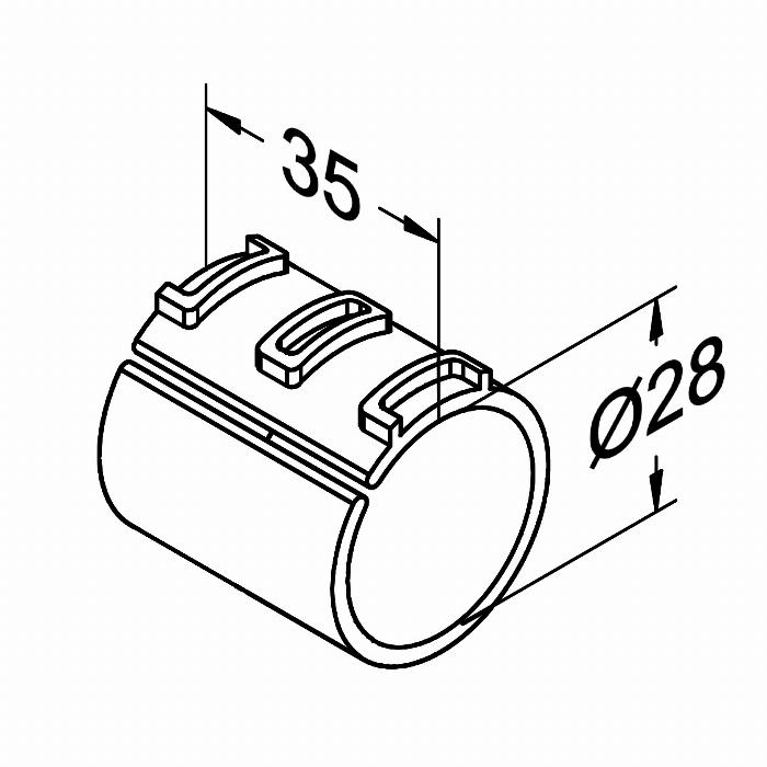 Insert en plastique pour joints PJ-140A
