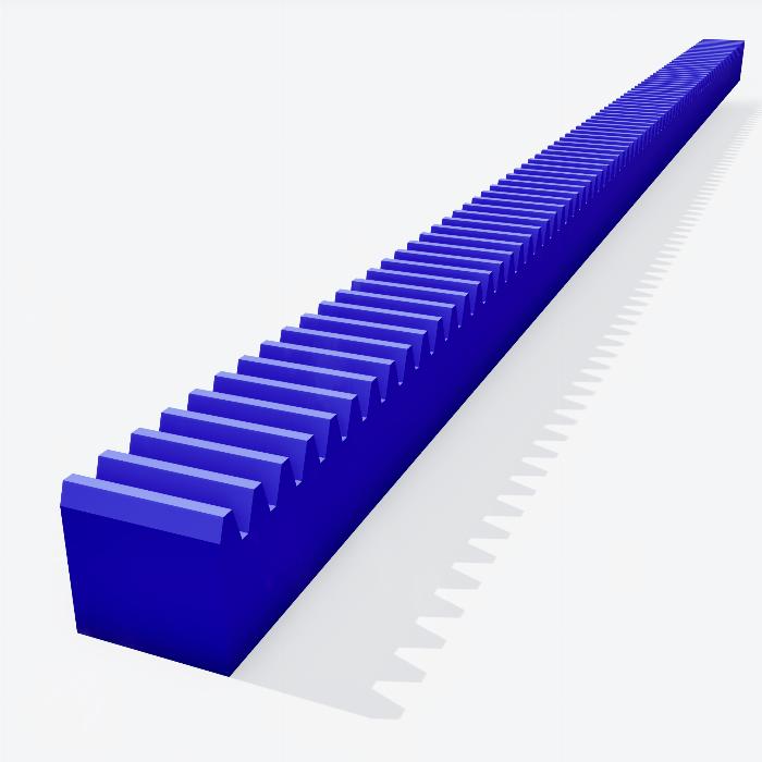 Crémaillère PA 40x40 - Module 4 - 1 000 mm