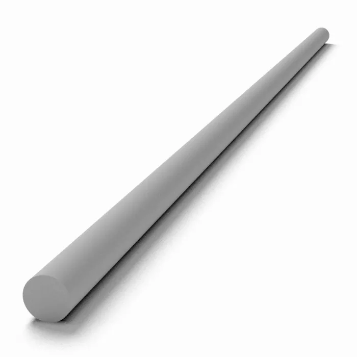 Barre téléscopique ronde réglable en acier - 2220 à 2600mm