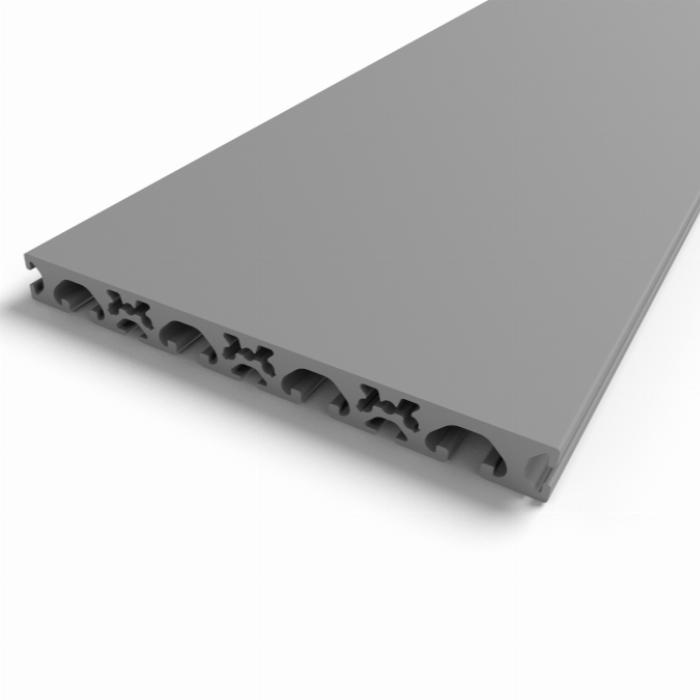 Profilé En Aluminium Noir 40x160 Mm Type I - Rainure 8, Léger, Anodisé, Longueur 500 Mm, Pour Structure Et Montage