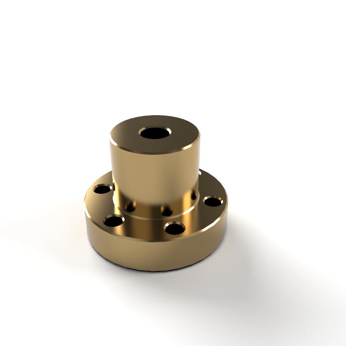 Écrou à Vis Trapézoïdale T12 En Laiton - Pas 2mm à 12mm Pour Moteur Pas à Pas, Imprimante 3D