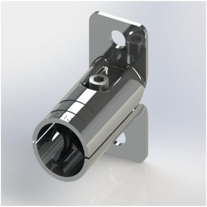 Connector HJ-104-SI for circular tube 28mm
