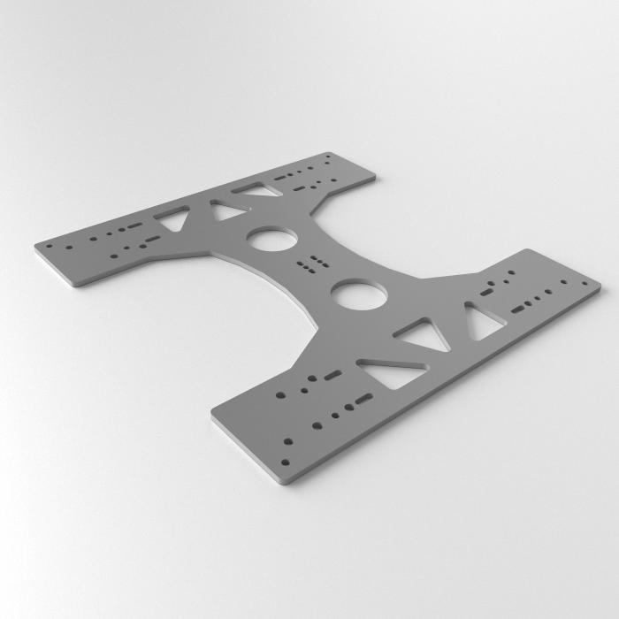 Support lit chauffant imprimante 3D Accessoires Support 200 t = 3mm