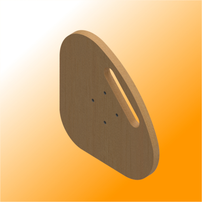 Plaque d'assise HO-MDF