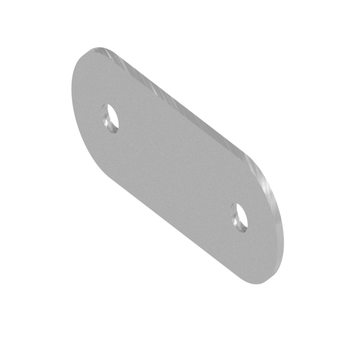 Plaque de connexion en aluminium découpée au laser Joint