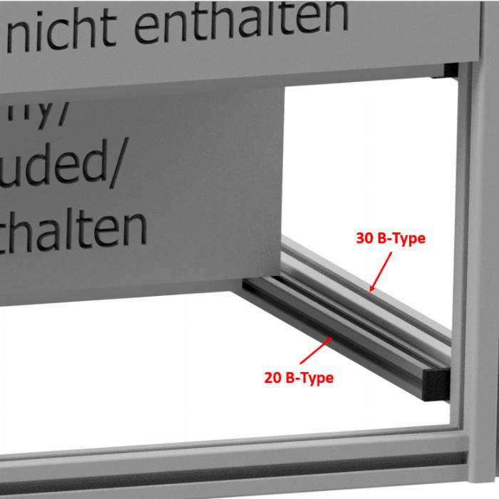 Établis préconfigurés avec profilés en aluminium
